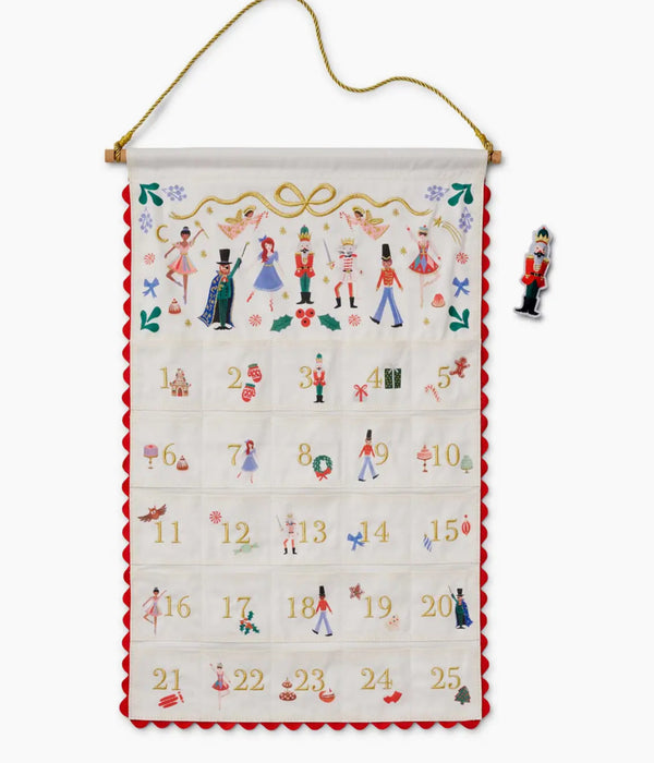 Nutcracker Embroidered Advent Calendar