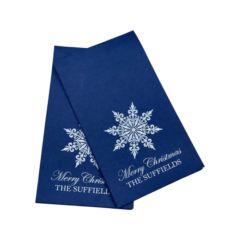 PERSONALIZED Christmas Disposable Guest Towels