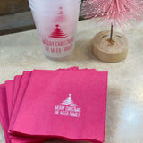 PERSONALIZED Christmas Styrofoam Cups