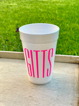 Personalized Styrofoam Cups