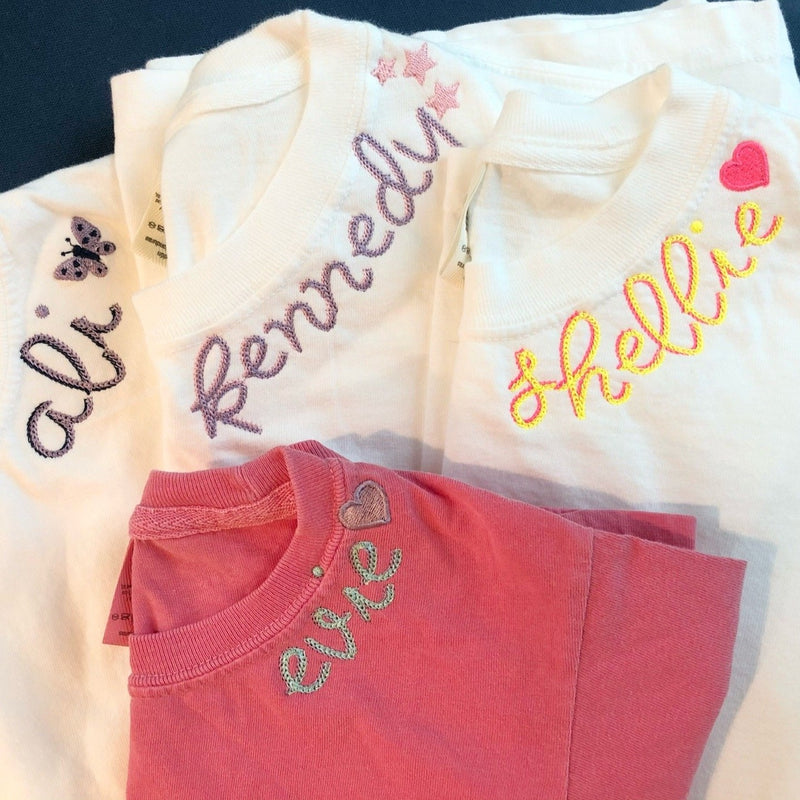 Personalized Short Sleeve Tees (Currently offering 7 colors!)