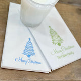 PERSONALIZED Christmas Disposable Guest Towels