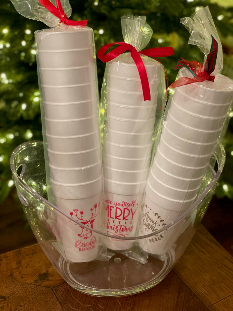 Have Yourself A Merry... Styrofoam Cups