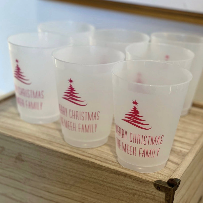 PERSONALIZED Christmas Frost Flex Cups