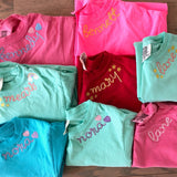 Personalized Short Sleeve Tees (Currently offering 7 colors!)