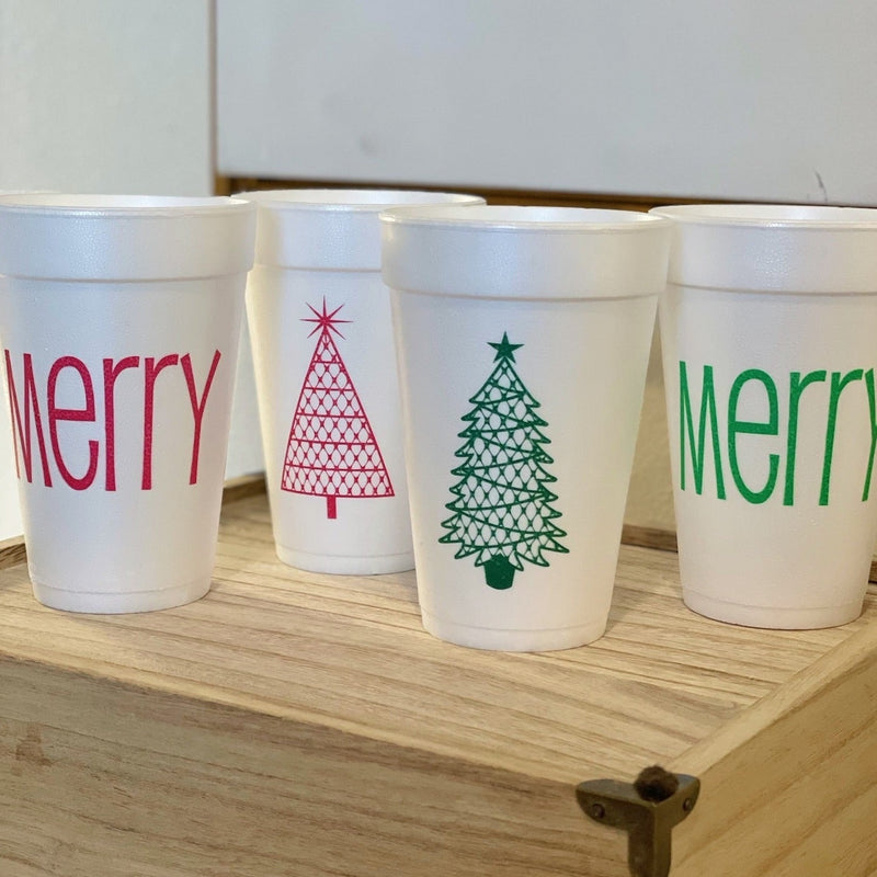 MERRY Styrofoam Cups & Coffee Cups