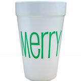 MERRY Styrofoam Cups & Coffee Cups